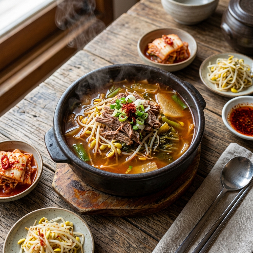 제주 현지인이 줄 서서 먹는 산지해장국 아라점의 매력