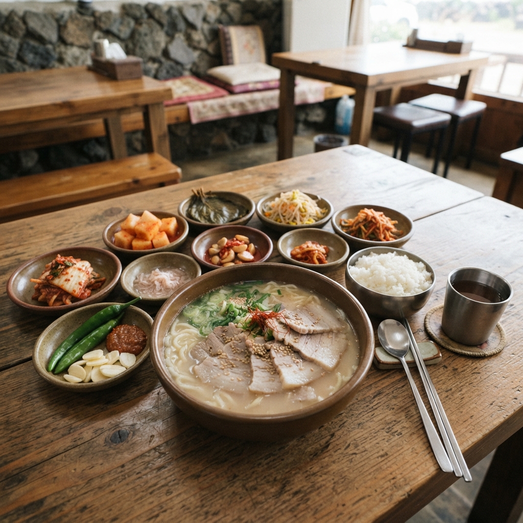 제주 표선의 숨은 맛집, 시골친구에서 맛보는 정겨운 한식의 매력