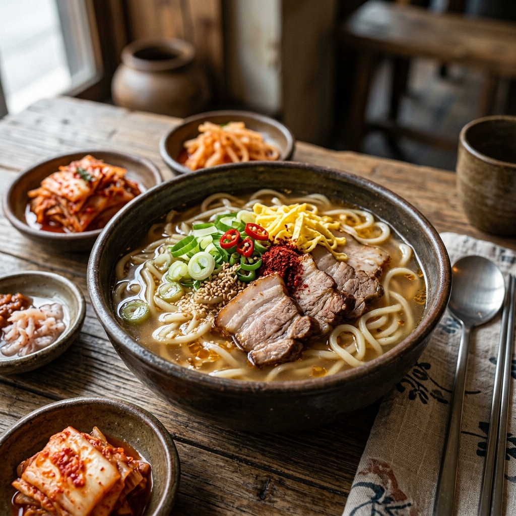 濟州在地人排隊也要吃的麵食名店，在赫家麵館