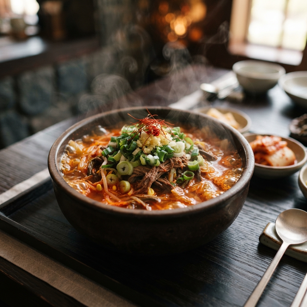 Local Favorite in Seogwipo: Gangpung Haejangguk