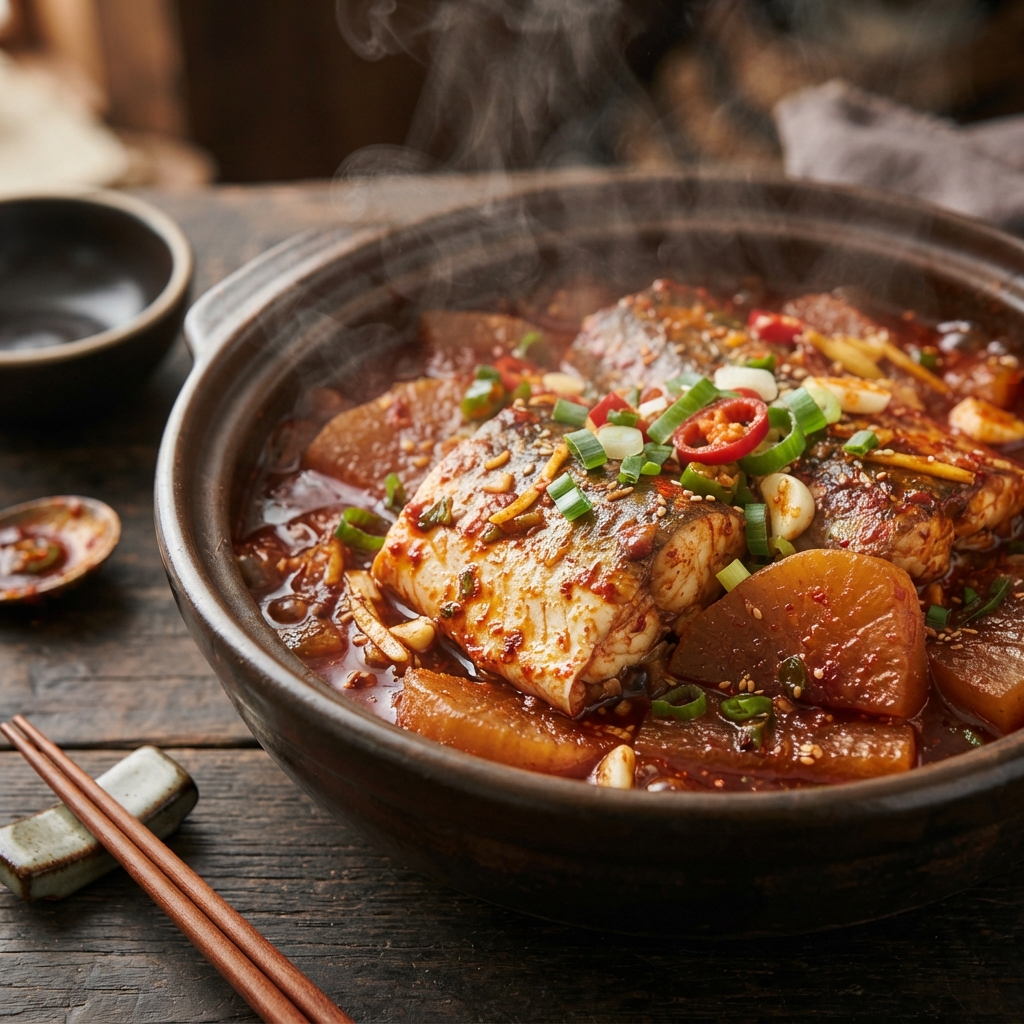 Buldak Gongjang Jeju (불닭공장 제주본점) - แนะนำร้านปลาทูต้มรสเด็ดที่คนท้องถิ่นเกาะเชจูต้องยอมต่อคิว