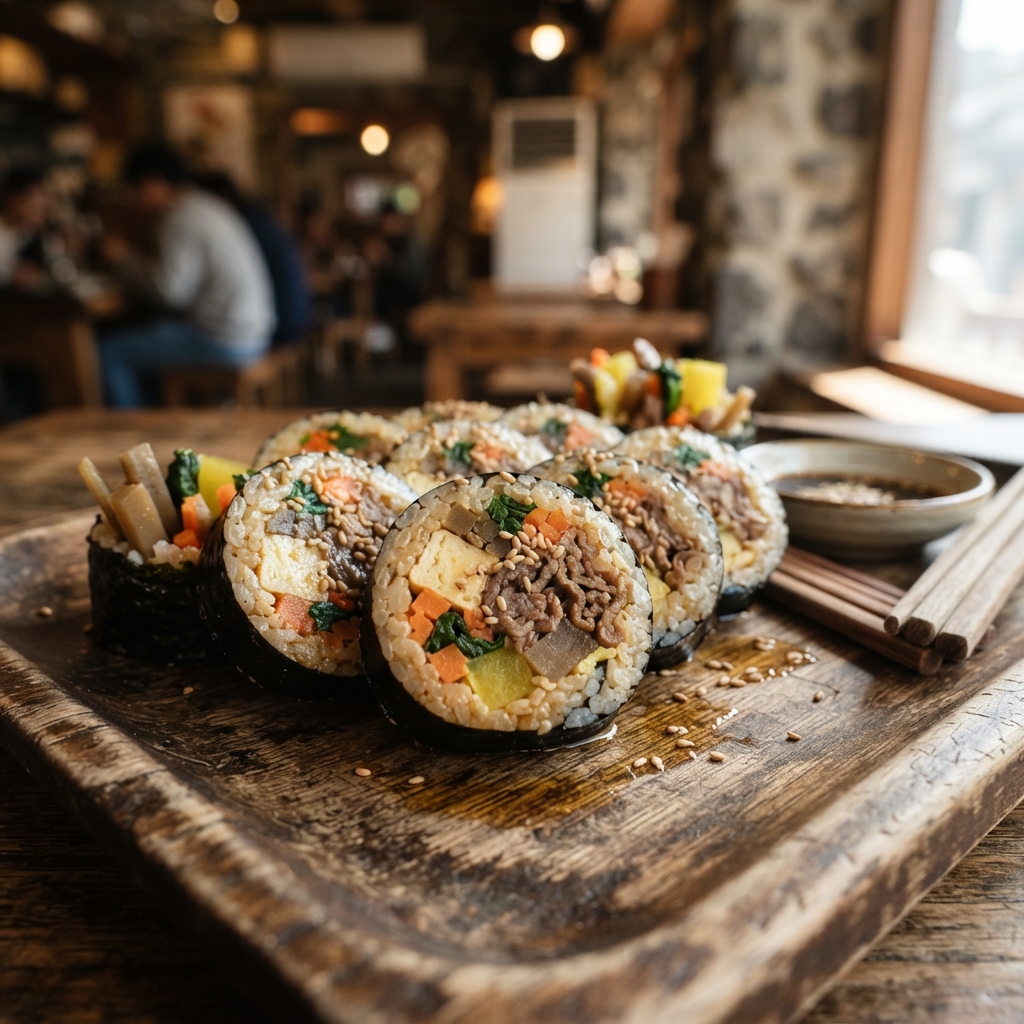 단무지 김밥: 제주의 아침을 깨우는 정성 가득한 한 줄