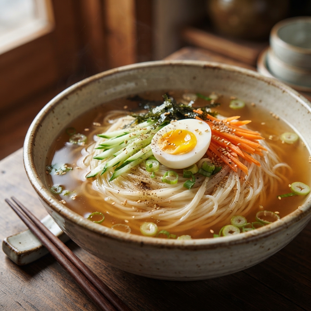 서귀포에서 만나는 담백한 한 그릇, 찬밀면